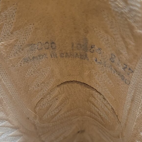 Brown and Tan Western Cowboy Boots - Picture 3 of 10